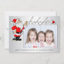 Search for santa claus photo cards Red