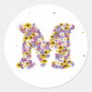 Search for monogram initial letter m stickers Stylish