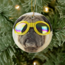 Search for pug christmas tree decorations Puppy