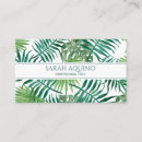Search for banana leaf business cards Green