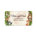 Search for baby fox return address labels Forest animal