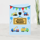 Search for construction birthday cards Cute