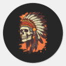 Search for indian skull stickers Headdress