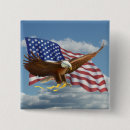 Search for bald eagles badges Us flag
