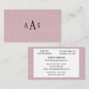 Search for scallop business cards Feminine