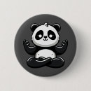 Search for meditation badges Black and white
