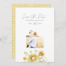 Search for sunflower wedding save the dates Greenery