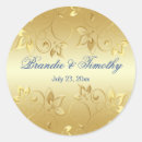 Search for royal blue and gold wedding stickers Floral