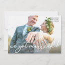 Search for we got married invitations Typography