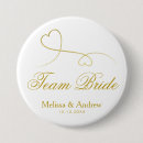 Search for team bride badges White