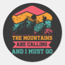 Search for mountain lover stickers Hiking
