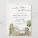 Search for woodsy baby shower invitations Woodland animals