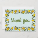 Search for lemon thank you cards Whimsical