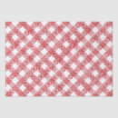 Search for red and white gingham tissue paper Country