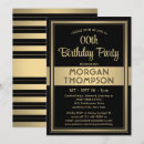 Search for black white gold invitations Modern