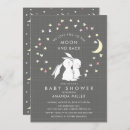 Search for moon and back baby shower invitations Stars