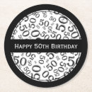 Search for happy 50th birthday coasters Party
