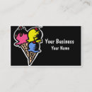 Search for icecream business cards Pink