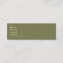 Search for olive green business cards Classic
