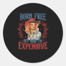Search for born free stickers Red white and blue