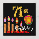 Search for 71st birthday invitations 70th