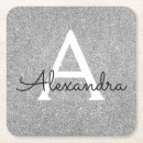 Search for black and silver coasters Girly
