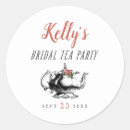 Search for bridal shower tea stickers Thank you