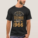 Search for born in 1966 tshirts Were
