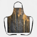 Search for metallic gold aprons Drips