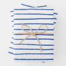 Search for blue and white striped wrapping paper Minimalist