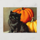 Search for vintage halloween cat postcards Cute