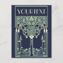 Search for vintage art deco postcards Ornate