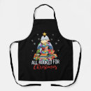 Search for librarian aprons Xmas