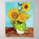 Search for van gogh sunflowers posters Vase with sunflowers