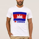Search for cambodia tshirts Flag of cambodia