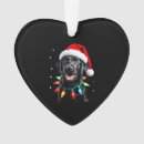 Search for black lab puppy christmas tree decorations Wolf
