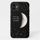 Search for love you to the moon iphone cases Back