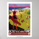Search for golf advertising posters Retro