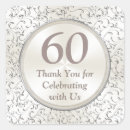 Search for sixtieth anniversary stickers Party