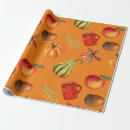 Search for spice wrapping paper Pumpkin