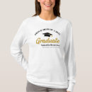 Search for proud graduate tshirts Black and gold
