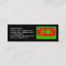 Search for mixing business cards Disc jockey