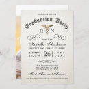 Search for nursing school graduation invitations Gold foil