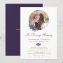 Search for gold funeral invitations Death