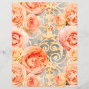 Search for floral scrapbook paper Blue