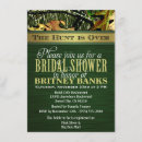 Search for camo bridal shower invitations Hunting