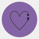 Search for semicolon stickers Suicide prevention