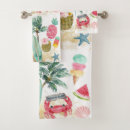 Search for seashells bath towels Coastal