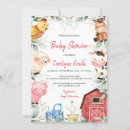 Search for barnyard farm baby shower invitations Gender neutral