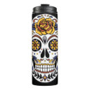 Search for day of the dead travel mugs Floral skull